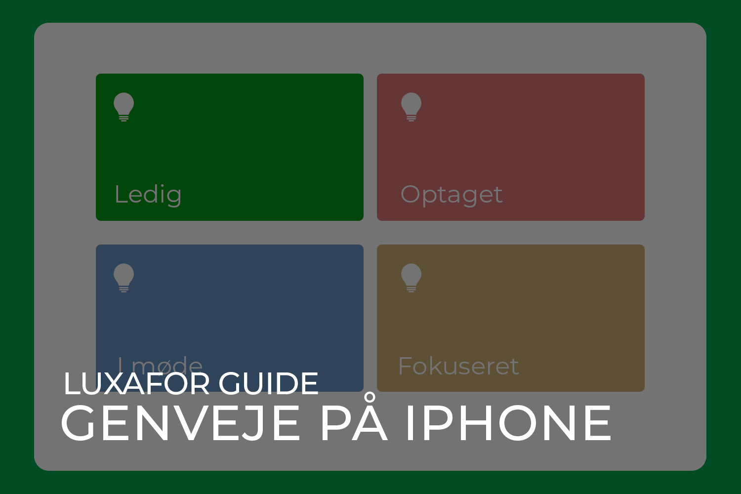 Genveje på iPhone